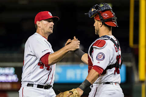 Hudson has closing experience the Phillies will have interest in. Photo by Scott Taetsch/Getty Images.