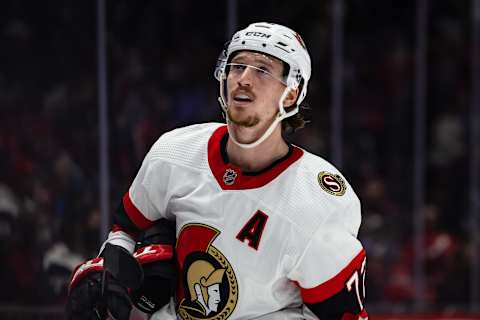 Thomas Chabot #72 of the Ottawa Senators (Photo by Scott Taetsch/Getty Images)