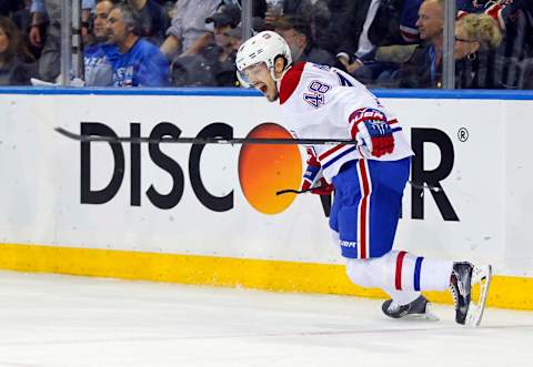 May 22, 2014; New York, NY, USA; Montreal Canadiens center Daniel Briere. Mandatory Credit: Andy Marlin-USA TODAY Sports