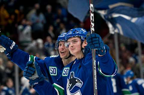 Jake Virtanen, Vancouver Canucks (Mandatory Credit: Bob Frid-USA TODAY Sports)