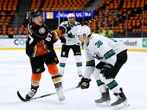 Rickard Rakell #67 of the Anaheim Ducks (Photo by Harry How/Getty Images)