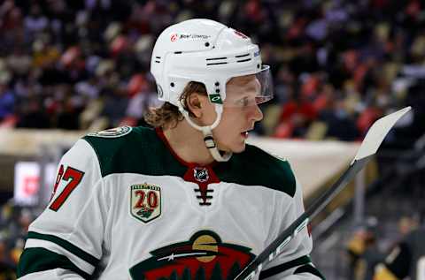 Kirill Kaprizov #97 of the Minnesota Wild. (Photo by Ethan Miller/Getty Images)