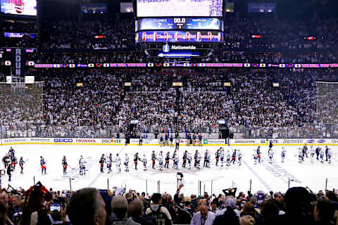 COLUMBUS, OH – APRIL 16: Montreal Canadiens Columbus Blue Jackets Tampa Bay Lightning (Photo by Kirk Irwin/Getty Images)