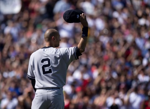 Derek Jeter. Photo by Michael Ivins/Boston Red Sox/Getty Images)