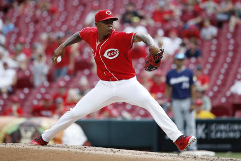 CINCINNATI, OH – JULY 01: Raisel Iglesias #26 of the Cincinnati Reds pitches in the ninth inning against the Milwaukee Brewers at Great American Ball Park on July 1, 2018 in Cincinnati, Ohio. The Reds won 8-2. (Photo by Joe Robbins/Getty Images)