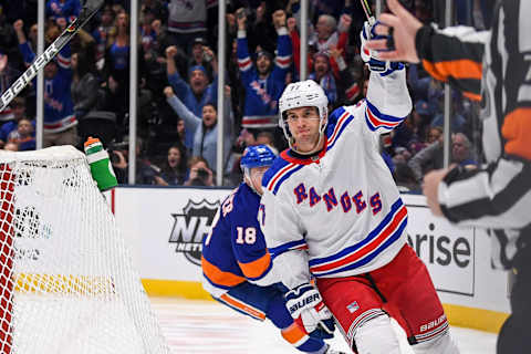 New York Rangers defenseman Tony DeAngelo (77) Mandatory Credit: Dennis Schneidler-USA TODAY Sports