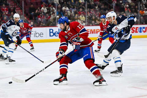 Oct 28, 2023; Montreal, Quebec, CAN; Montreal Canadiens right wing Josh Anderson. Mandatory Credit: David Kirouac-USA TODAY Sports