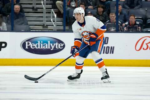 New York Islanders, Ryan Pulock #6. (Photo by Kirk Irwin/Getty Images)