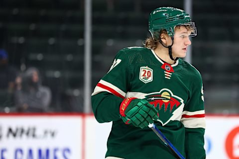 Kirill Kaprizov #97 of the Minnesota Wild (Photo by Harrison Barden/Getty Images)