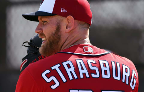 Stephen Strasburg, Washington Nationals. Mandatory Credit: Jim Rassol-USA TODAY Sports