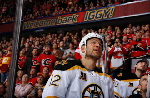 CALGARY, AB – DECEMBER 10 2013: (Photo by Gerry Thomas/NHL via Getty Images)