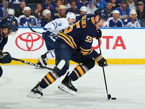 Toronto Maple Leafs – Rasmus Ristolainen of the Buffalo Sabres (Photo by Sara Schmidle/NHLI via Getty Images)