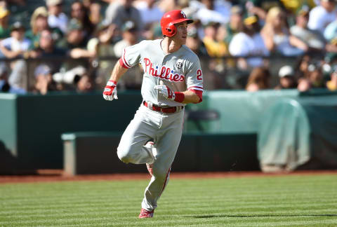 Chase Utley, Phillies. Photo by Thearon W. Henderson/Getty Images.