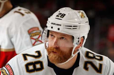 Claude Giroux #28, Florida Panthers (Photo by Bruce Bennett/Getty Images)