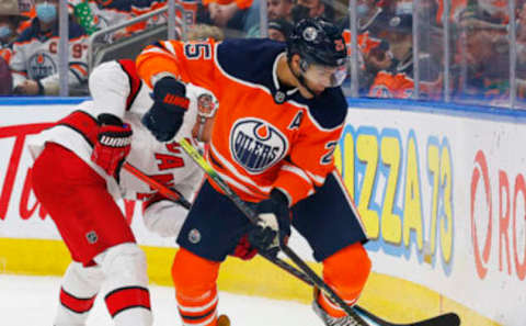 Darnell Nurse #25, Edmonton Oilers Mandatory Credit: Perry Nelson-USA TODAY Sports