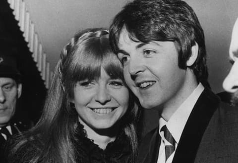 Paul McCartney and Jane Asher in 1968.