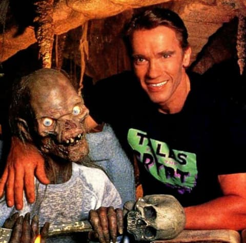 Fun fact? Arnie and the Crypt Keeper go way back. 