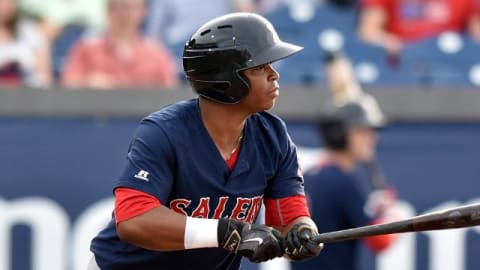 (Ken Inness/MiLB.com) Red Sox prospect Rafael Devers reaches base five times, nearly cycles for Salem Red Sox | MiLB.com News | The Official Site of Minor League Baseball