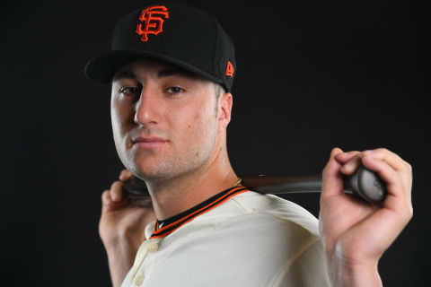 SF Giants prospect Joey Bart. (Photo by Jamie Schwaberow/Getty Images)