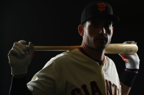 SCOTTSDALE, AZ – FEBRUARY 21: Chris Shaw #26 of the San Francisco Giants poses during the Giants Photo Day on February 21, 2019 in Scottsdale, Arizona. (Photo by Jamie Schwaberow/Getty Images)