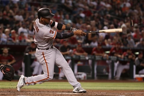 Abiatal Avelino of the SF Giants was released by the organization today. He was the last piece in the organization tied to the Andrew McCutchen trade. (Photo by Christian Peters/Getty Images)