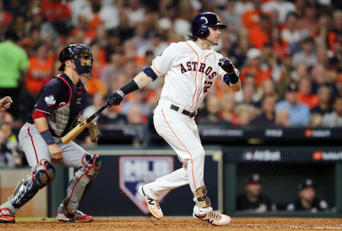 Astros outfielder Josh Reddick. (Photo by Elsa/Getty Images)