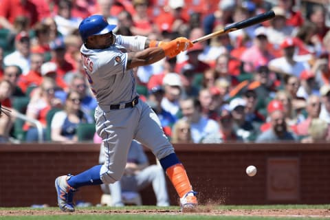 Mets outfielder Yoenis Cespedes. (Photo by Michael B. Thomas /Getty Images)