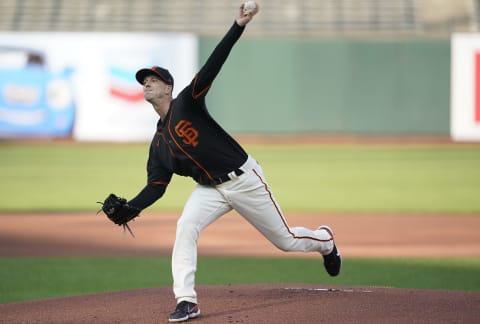 The SF Giants have already lost starting pitcher Drew Smyly in free agency and now must look to replace him this offseason. (Photo by Thearon W. Henderson/Getty Images)