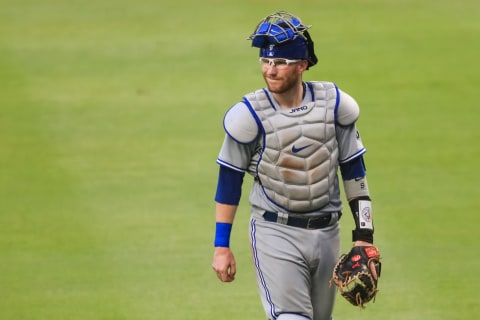 Danny Jansen of the Toronto Blue Jays (Photo by Carmen Mandato/Getty Images)