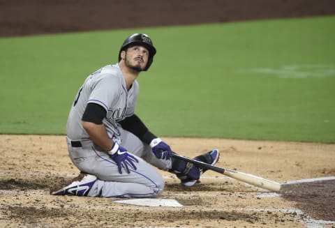 MLB.com Colorado Rockies beat writer joins the podcast to talk about the state of one of the SF Giants division rivals after they traded star third baseman Nolan Arenado. (Photo by Denis Poroy/Getty Images)