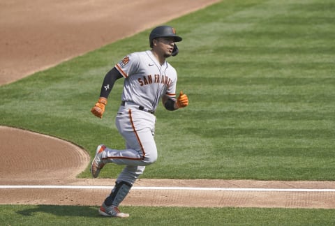 The SF Giants retained catcher Chadwick Tromp, and he could factor into the franchise’s future. (Photo by Thearon W. Henderson/Getty Images)