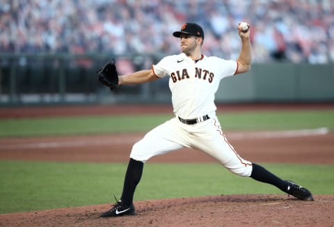 Tyler Anderson #31 of the SF Giants is under team control for 2021, but will he be in the team’s rotation? (Photo by Ezra Shaw/Getty Images)