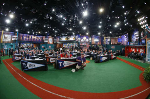 SECAUCUS, NJ – JUNE 5: Representatives from all 30 Major League Baseball teams fill Studio 42 during the MLB First-Year Player Draft at the MLB Network Studio on June 5, 2014 in Secacucus, New Jersey. (Photo by Rich Schultz/Getty Images)