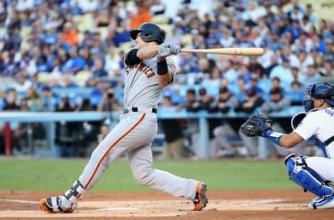 LOS ANGELES, CA – SEPTEMBER 23: Buster Posey