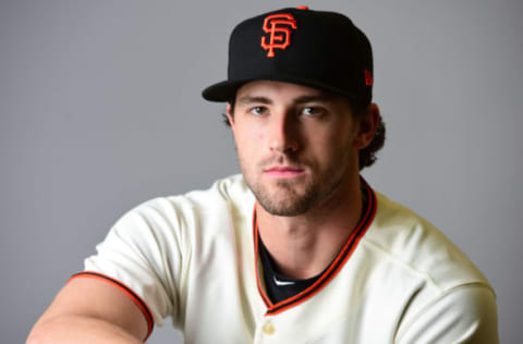 SCOTTSDALE, AZ – FEBRUARY 20: Steven Duggar #78 of the San Francisco Giants poses for a portrait during a MLB photo day at Scottsdale Stadium on February 20, 2017 in Scottsdale, Arizona. (Photo by Jennifer Stewart/Getty Images)