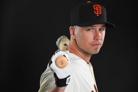 SCOTTSDALE, AZ – FEBRUARY 21: Buster Posey #28 of the San Francisco Giants poses during the Giants Photo Day on February 21, 2019 in Scottsdale, Arizona. (Photo by Jamie Schwaberow/Getty Images)