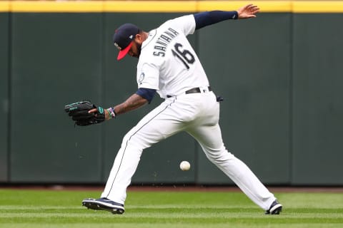 Domingo Santana. (Photo by Abbie Parr/Getty Images)