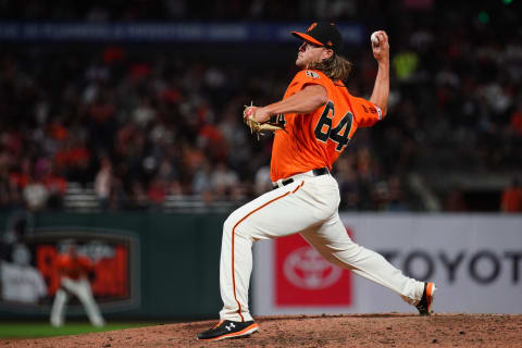 Giants pitcher Shaun Anderson. (Photo by Daniel Shirey/Getty Images)