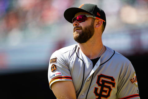 The SF Giants have not acquired a contract with long-term guarantees since trading for Evan Longoria before the 2018 season. When can fans expect to see another big acquisition? (Photo by Carmen Mandato/Getty Images)