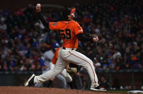 Andrew Suarez, San Francisco Giants (Photo by Robert Reiners/Getty Images)