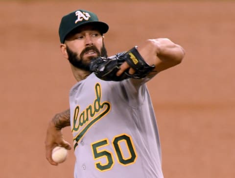 The SF Giants might regret targetting Mike Fiers #50 during free agency. (Photo by Harry How/Getty Images)