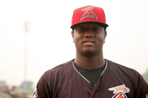 Salem-Keizer Volcanoes pitcher Gregory Santos is one of the most exciting prospects in the SF Giants farm system.