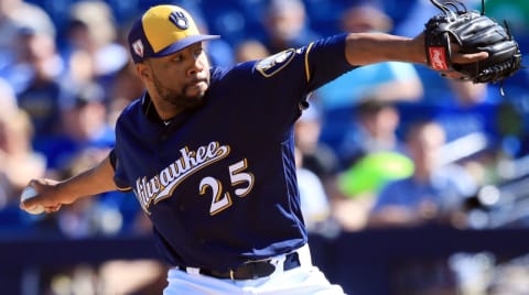 Former Brewers reliever Jay Jackson will be trying to make the SF Giants roster as a non-roster invitee.