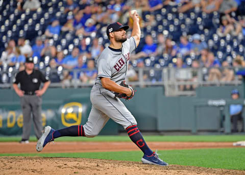 Few relievers have been more dominant since 2016 than southpaw Brad Hand. The question is whether the SF Giants are willing to take on his $10 million salary to acquire him. (Peter G. Aiken/USA TODAY Sports)