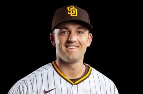 Infielder Jason Vosler signed a major-league free-agent contract with the SF Giants on Tuesday. He had previously been in the Padres organization. (Mark J. Rebilas-USA TODAY Sports)