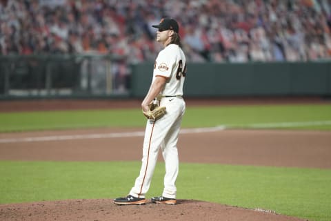 The SF Giants traded RHP Shaun Anderson to the Minnesota Twins for OF LaMonte Wade Jr. (Kyle Terada-USA TODAY Sports)