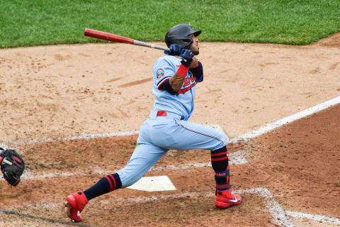 The Minnesota Twins have placed left fielder Eddie Rosario on outright waivers, making him available to teams like the SF Giants. (Jeffrey Becker-USA TODAY Sports)