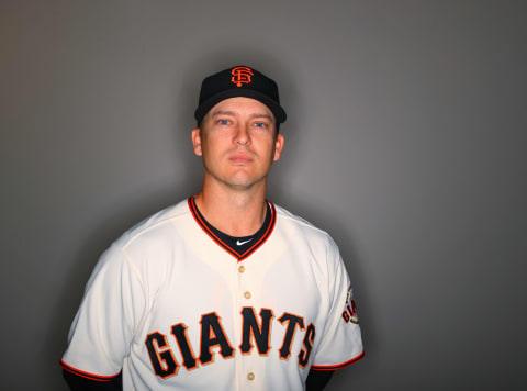 Podcast guest Melissa Lockard interviewed SF Giants farm director Kyle Haines (above) earlier this week and talked about the conversation on this week’s episode of Sound the Foghorn.(Mark J. Rebilas-USA TODAY Sports)