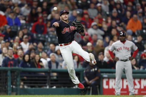 Josh Donaldson #27of the Cleveland Indians (Photo by David Maxwell/Getty Images)