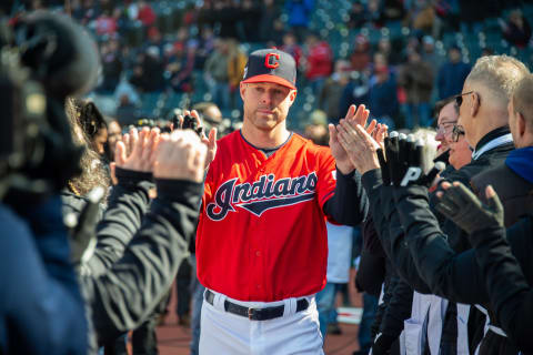 Corey Kluber #28 of the Cleveland Indians (Photo by Jason Miller/Getty Images)